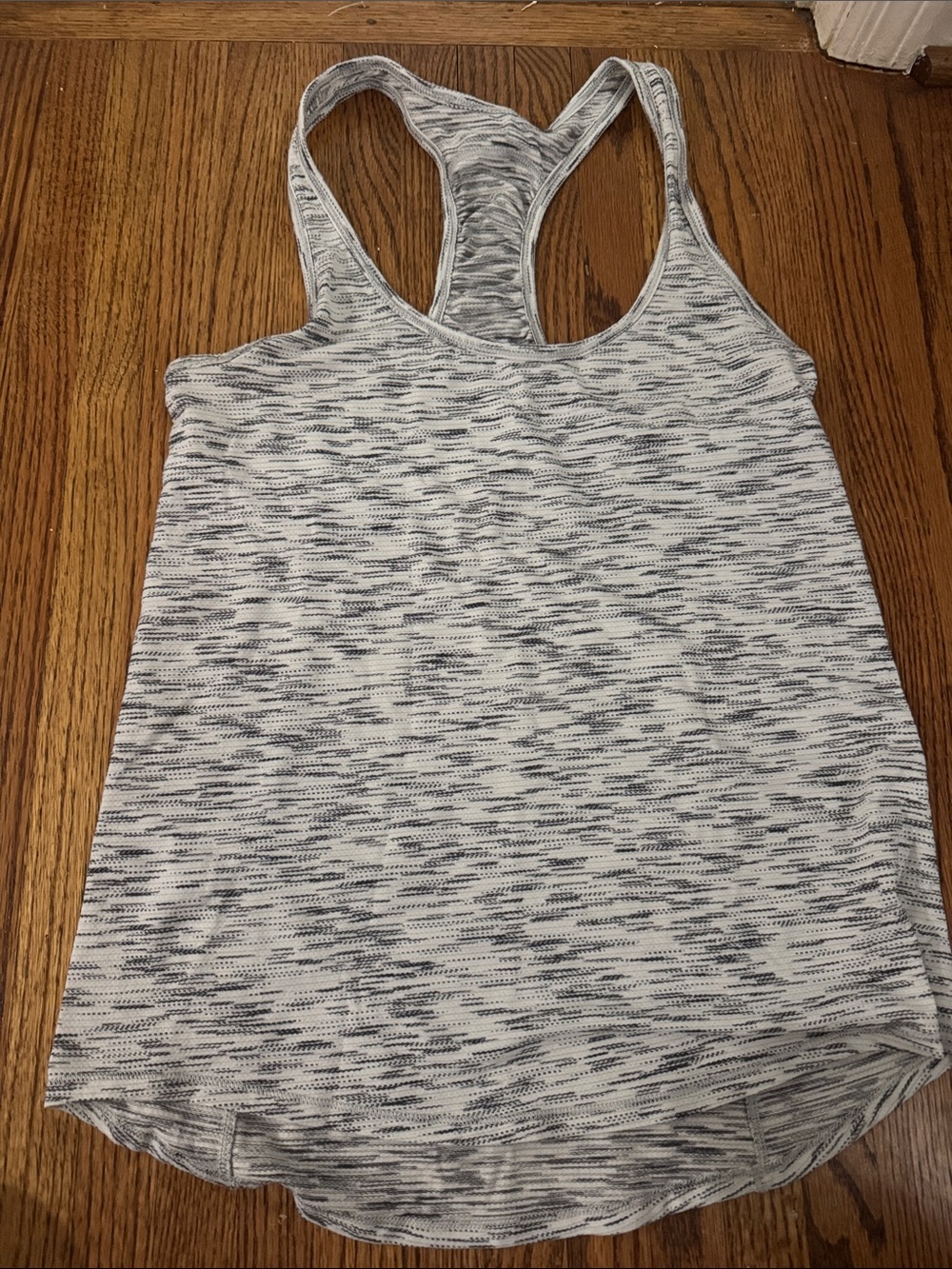 Lululemon Women's Heathered Gray Racerback Tank Top